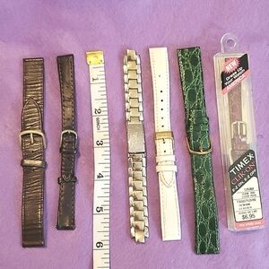Vintage Watch Band Collection of 7